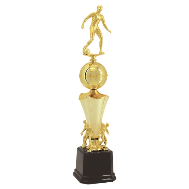 Imagem de TROFÉU MÉDIO PARA FUTEBOL EM POLÍMERO METALIZADO - 301261-DOT