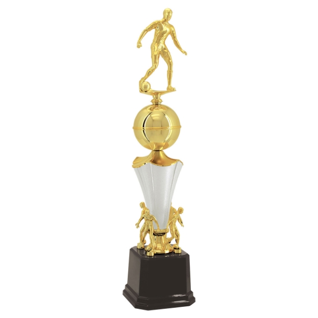 Imagem de TROFÉU MÉDIO PARA FUTEBOL EM POLÍMERO METALIZADO - 301261-PRT
