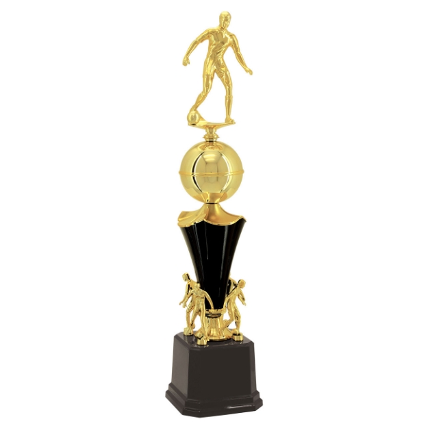 Imagem de TROFÉU MÉDIO PARA FUTEBOL EM POLÍMERO METALIZADO - 301261-PT
