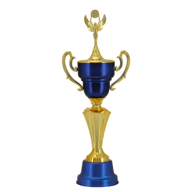 Imagem de TROFÉU MÉDIO TAÇA EM POLÍMERO METALIZADO - 300272-AZFA