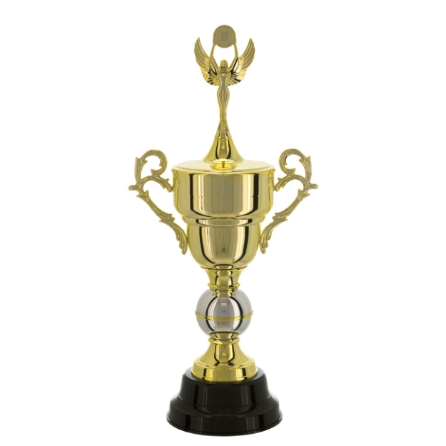 Imagem de TROFÉU MÉDIO TAÇA EM POLÍMERO METALIZADO - 69 CM - 300433-PD