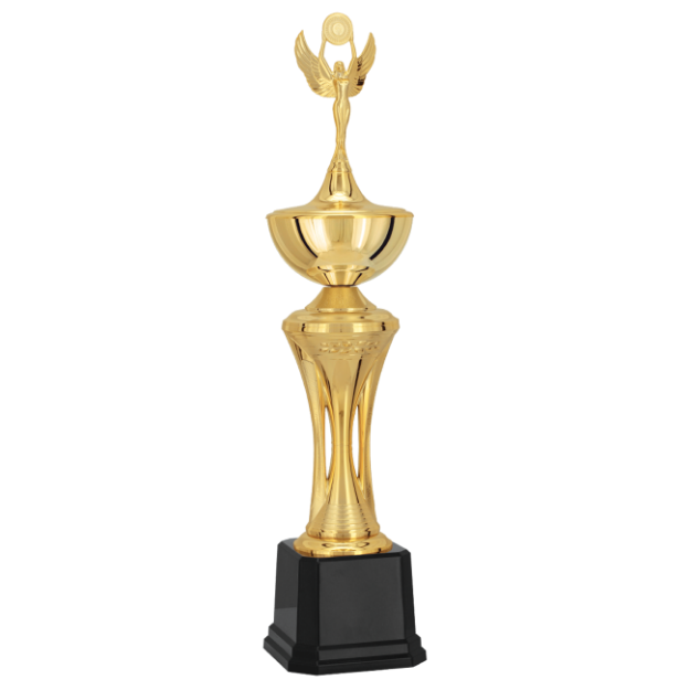 Imagem de TROFÉU TAÇA MÉDIO EM POLÍMERO METALIZADO - 80 CM - 402751-DO