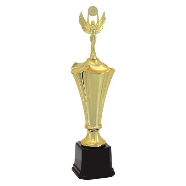 Imagem de TROFÉU MÉDIO EM POLÍMERO METALIZADO - 57 CM - 400812-DO