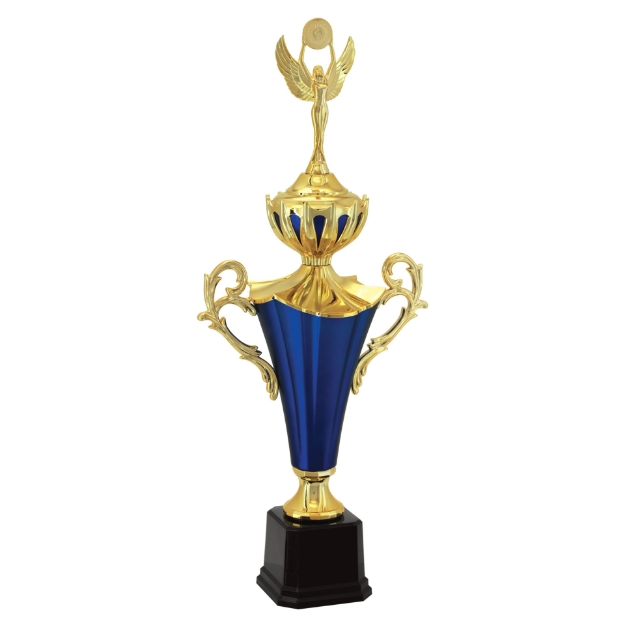Imagem de TROFÉU MÉDIO TAÇA EM POLÍMERO METALIZADO - 75 CM - 400852-AZFA