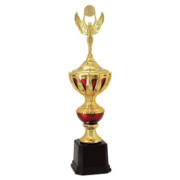 Imagem de TROFÉU MÉDIO EM POLÍMERO METALIZADO - 58 CM - 400911-VMFA