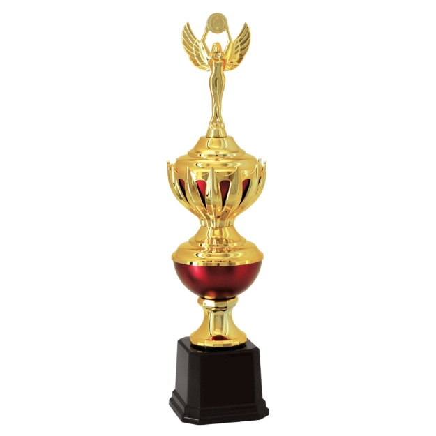 Imagem de TROFÉU MÉDIO EM POLÍMERO METALIZADO - 44 CM - 400913-VMFA