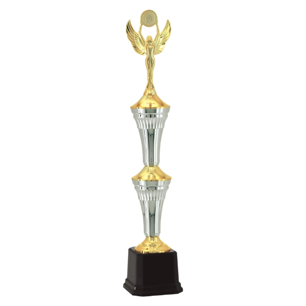 Imagem de TROFÉU MÉDIO EM POLÍMERO METALIZADO - 64 CM - 401373-PD