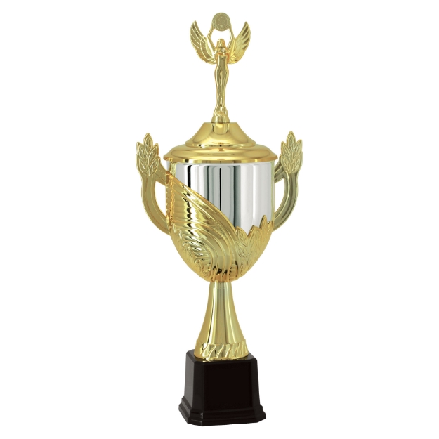 Imagem de TROFÉU MÉDIO TAÇA EM POLÍMERO METALIZADO - 52 CM - 401473-PD