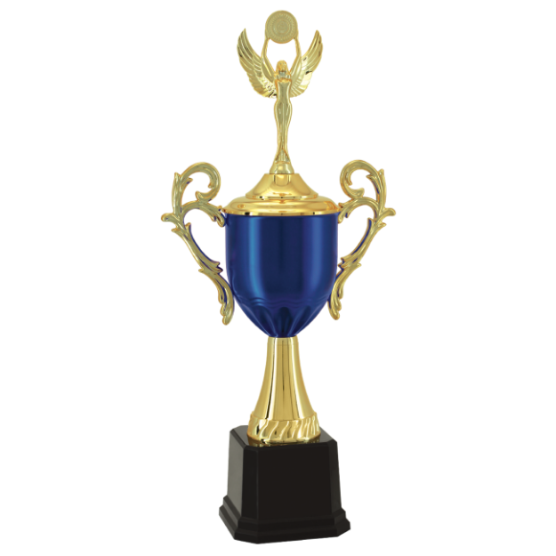 Imagem de TROFÉU MÉDIO TAÇA EM POLÍMERO METALIZADO - 63 CM - 401591-AZFA