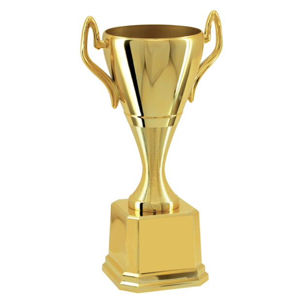 Imagem de TROFÉU MÉDIO TAÇA ABERTA EM POLÍMERO METALIZADO - 40 CM - 401635-DO