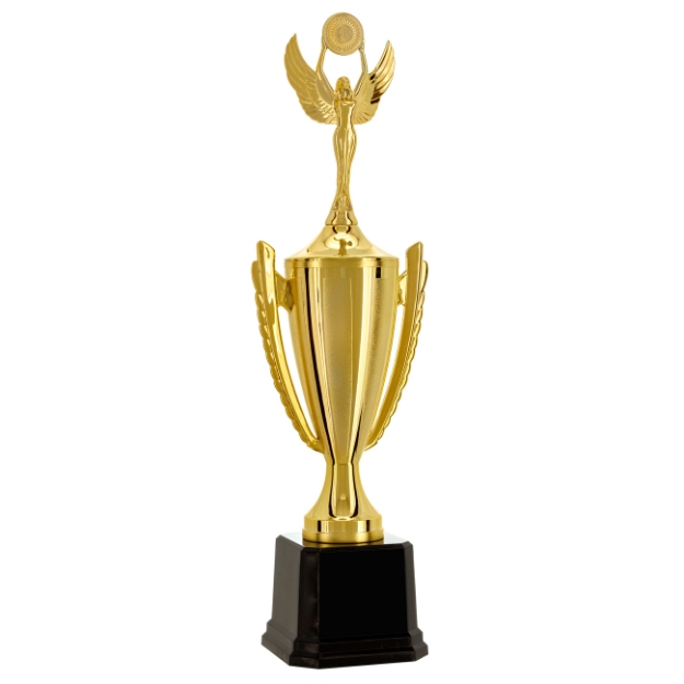 Imagem de TROFÉU MÉDIO TAÇA EM POLÍMERO METALIZADO - 58 CM - 401801-DO
