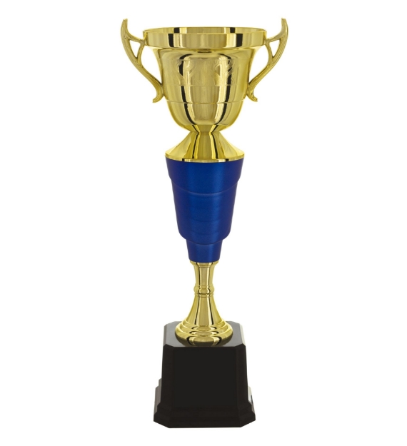 Imagem de TROFÉU MÉDIO TAÇA ABERTA EM POLÍMERO METALIZADO - 47 CM - 401871-AZFA