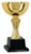 Imagem de TROFÉU MÉDIO TAÇA ABERTA EM POLÍMERO METALIZADO - 24 CM - 402307-DO