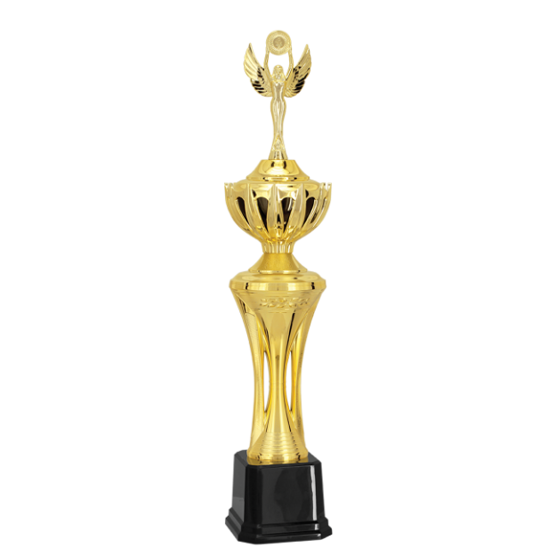Imagem de TROFÉU MÉDIO EM POLÍMERO METALIZADO - 62 CM - 402432-DPT