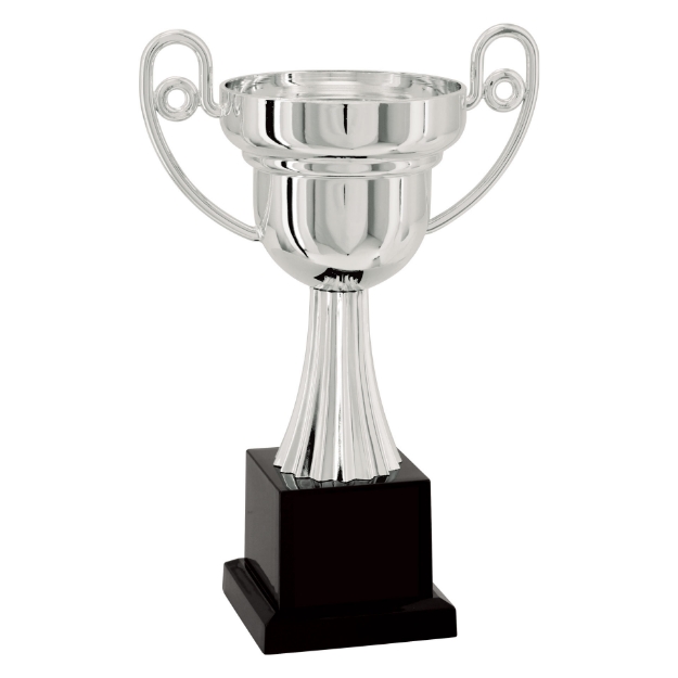 Imagem de TROFÉU TAÇA ABERTA PEQUENO EM POLÍMERO METALIZADO - 23 CM - 500212-PR