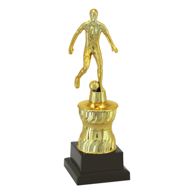 Imagem de TROFÉU PEQUENO EM POLÍMERO METALIZADO - 23 CM - 500473-DO
