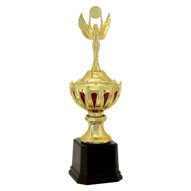 Imagem de TROFÉU PEQUENO EM POLÍMERO METALIZADO - 43 CM - 500842-VM