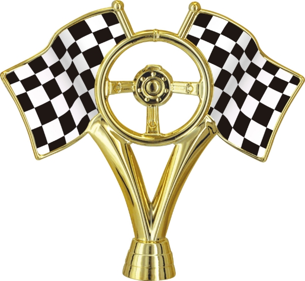 Imagem de FIGURA AUTOMOBILISMO FAUD-001-DO / DECALQUE - 12,50 CM