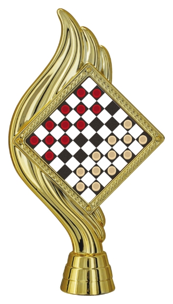 Imagem de FIGURA TABULEIRO DAMAS FDAMD-001-DO / DECALQUE - 12,50 CM