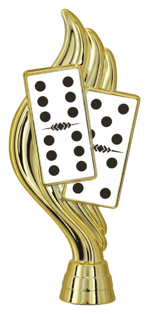 Imagem de FIGURA DOMINO FDMD-001-BZ / DECALQUE - 12,50 CM