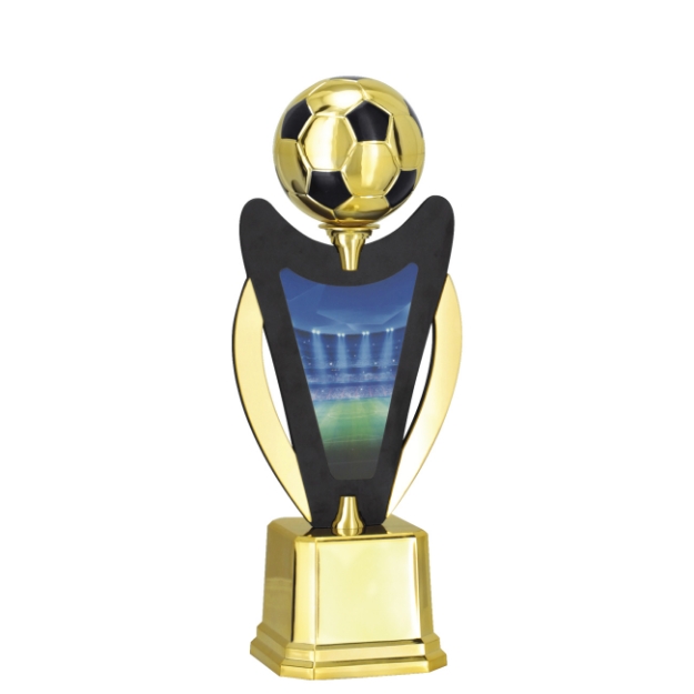 Imagem de TROFÉU PARA FUTEBOL COM PLACA DE MDF PERSONALIZÁVEL - PLM-173-DPT-FT