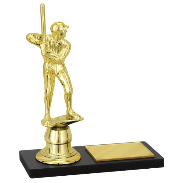 Imagem de TROFÉU PARA PREMIAÇÃO DE BASEBAL COM BASE DE MDF - PLM-240-DO-BS