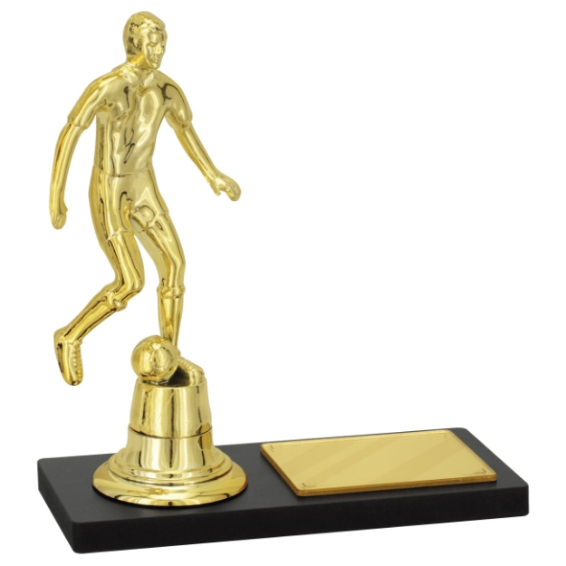 Imagem de TROFÉU PARA PREMIAÇÃO DE ARTILHEIRO FUTEBOL COM BASE DE MDF - PLM-240-DO-FT