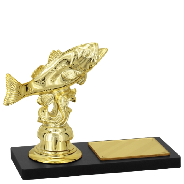 Imagem de TROFÉU PARA PREMIAÇÃO DE PESCARIA COM BASE DE MDF