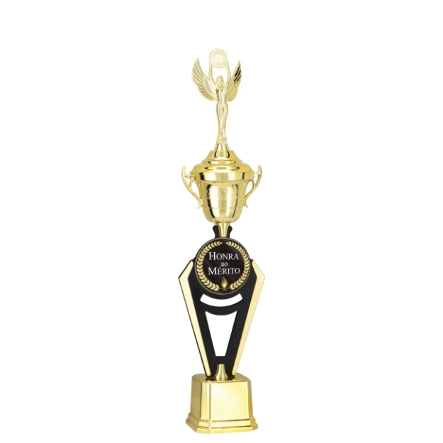 Imagem de TROFÉU COM PLACA DE MDF E INSERTO DE ACRÍLICO PERSONALIZÁVEL - PLM-143-HO