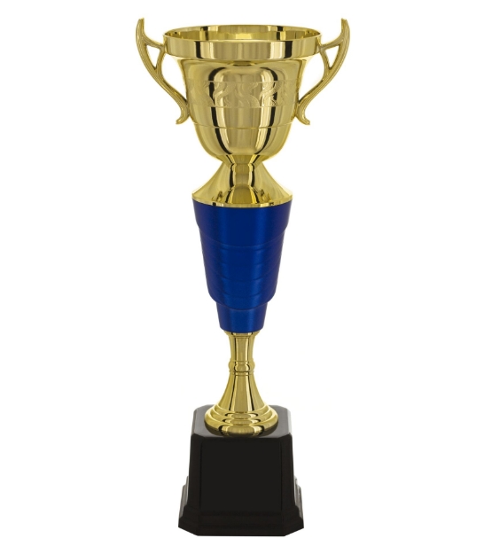 Imagem de TROFÉU MÉDIO TAÇA ABERTA EM POLÍMERO METALIZADO - 40 CM - 401872-AZFA