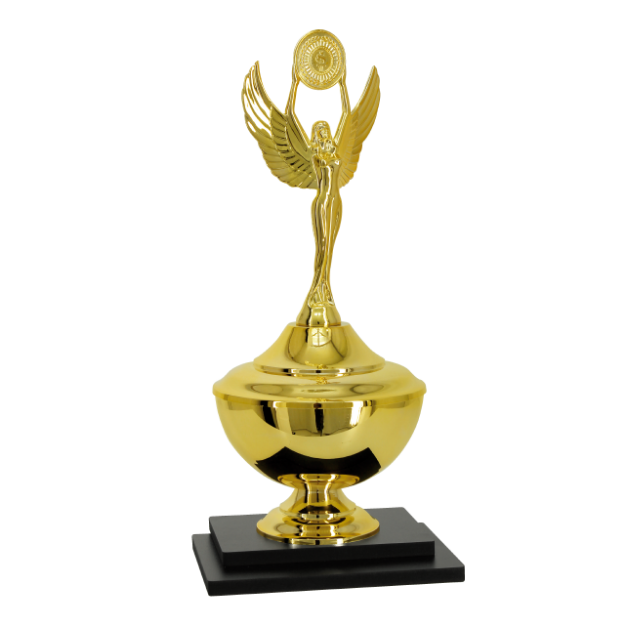 Imagem de TROFÉU PARA PREMIAÇÃO GERAL COM BASE DE MDF E TAÇA METALIZADA -PLM-683-DO