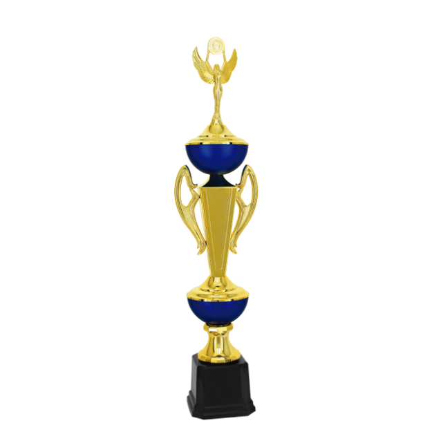 Imagem de TROFÉU MÉDIO EM POLÍMERO METALIZADO - 79 CM - 402552-AZFA