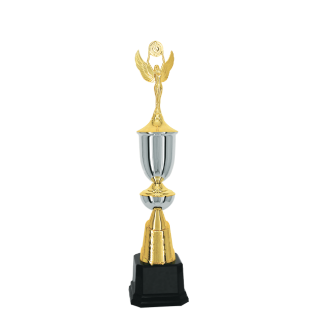 Imagem de TROFÉU MÉDIO EM POLÍMERO METALIZADO - 63 CM - 402582-PD