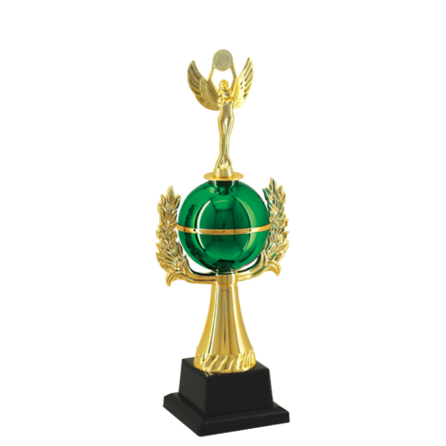 Imagem de TROFÉU MÉDIO EM POLÍMERO METALIZADO - 39 CM - 401277-VR