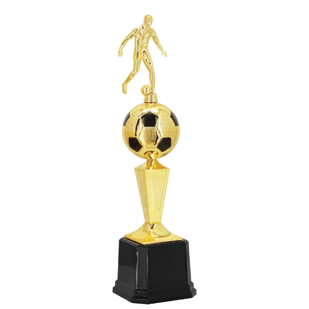 Imagem de TROFÉU MÉDIO PARA FUTEBOL EM POLÍMERO METALIZADO - 51 CM - 402402-PT
