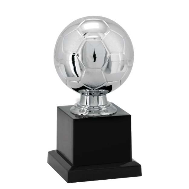 Imagem de TROFÉU PEQUENO PARA FUTEBOL EM POLÍMERO METALIZADO - 16 CM - 500142-PR