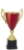 Imagem de TAÇA ABERTA DE TAMANHO MÉDIO EM POLÍMERO METALIZADO - 52 CM - 700836-VMFA