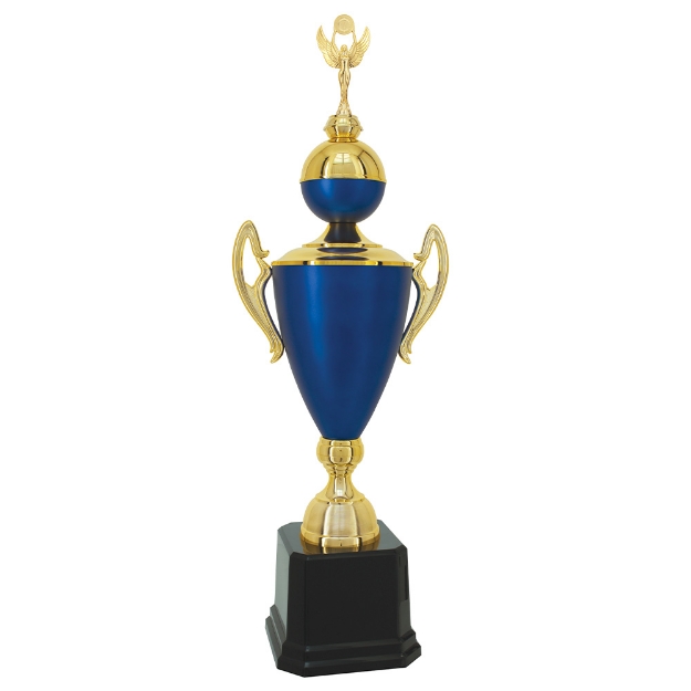 Imagem de TROFÉU MÉDIO TAÇA EM POLÍMERO METALIZADO - 96 CM - 301161-AZFA
