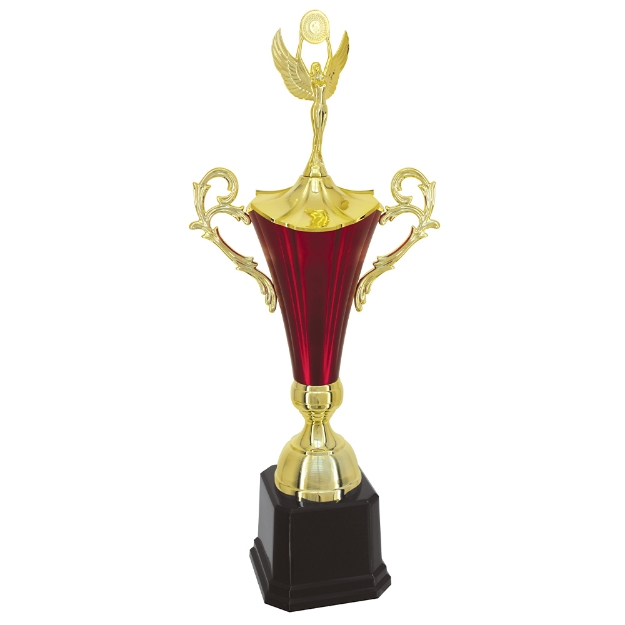 Imagem de TROFÉU MÉDIO TAÇA EM POLÍMERO METALIZADO - 75 CM - 402681-VMFA