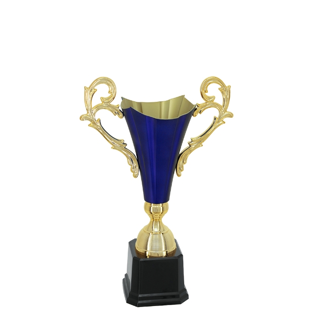 Imagem de TROFÉU MÉDIO TAÇA ABERTA EM POLÍMERO METALIZADO - 42 CM - 402687-AZFA