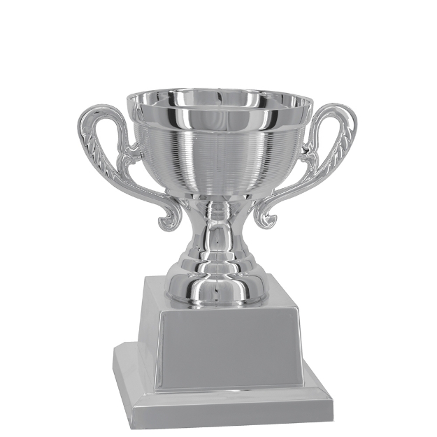 Imagem de TROFÉU TAÇA ABERTA PEQUENO EM POLÍMERO METALIZADO - 17 CM - 504116-PR