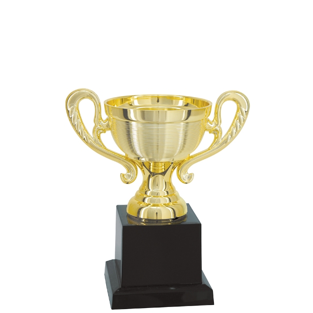 Imagem de TROFÉU TAÇA ABERTA PEQUENO EM POLÍMERO METALIZADO - 15 CM - 504057-DO