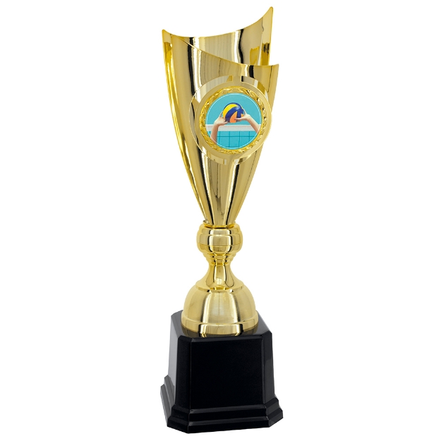Imagem de TROFÉU MÉDIO COM TAÇA EM METAL FORMATO ESPECIAL E RAMO PARA PERSONALIZAÇÃO - 61 CM - 301231