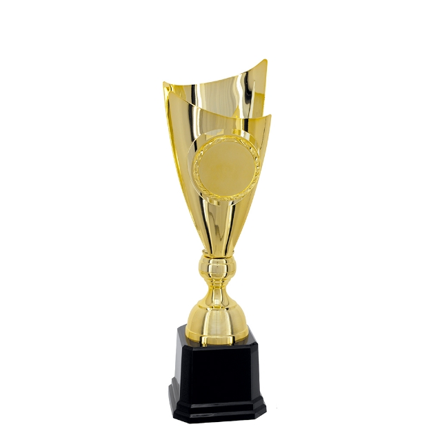 Imagem de TROFÉU MÉDIO COM TAÇA EM METAL FORMATO ESPECIAL E RAMO PARA PERSONALIZAÇÃO - 53 CM - 301232