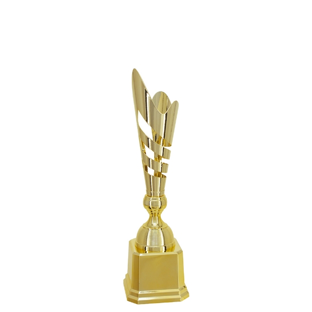 Imagem de TROFÉU MÉDIO COM TAÇA EM METAL FORMATO ESPECIAL - 44 CM - 402697