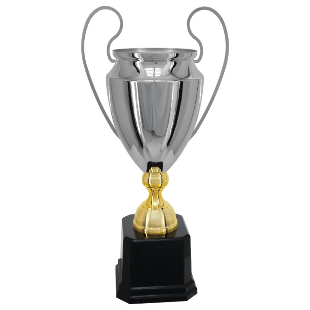 Imagem de TROFÉU GRANDE COM TAÇA EM METAL CHAMPIONS - 72 CM - 700891-PD