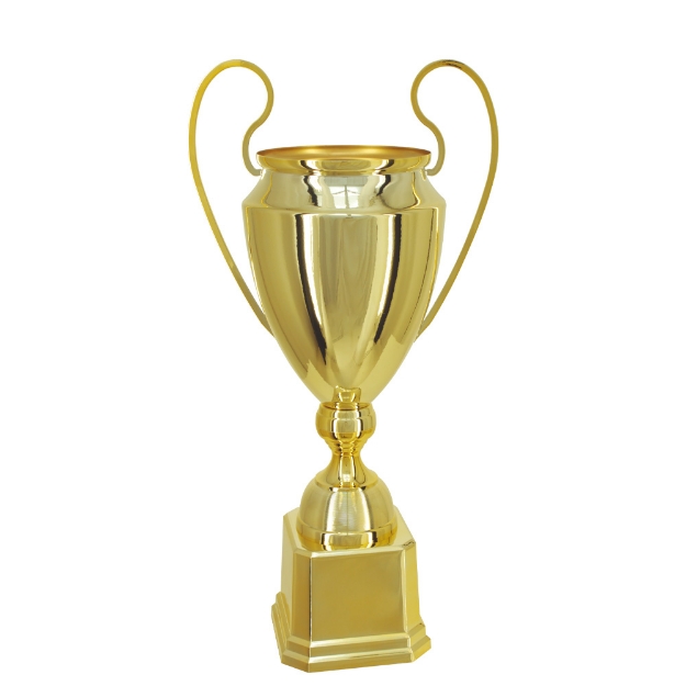 Imagem de TROFÉU GRANDE COM TAÇA EM METAL CHAMPIONS - 66 CM - 700896