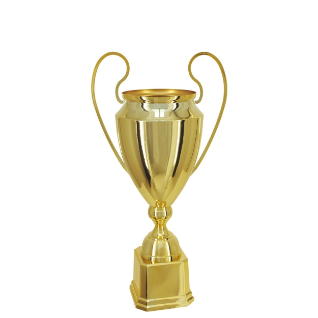 Imagem de TROFÉU GRANDE COM TAÇA EM METAL CHAMPIONS - 58 CM - 700897