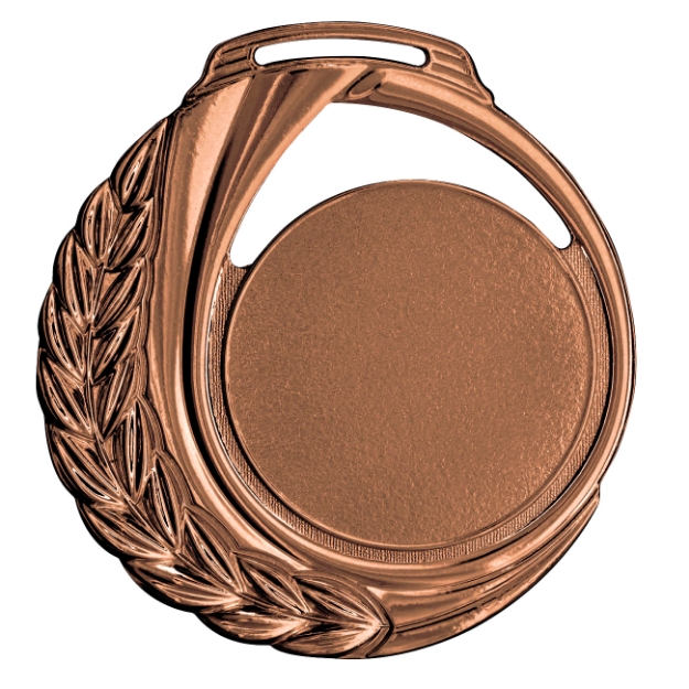 Imagem de MEDALHA GRANDE METALIZADA NA COR BRONZE - 11001-AZ-BN