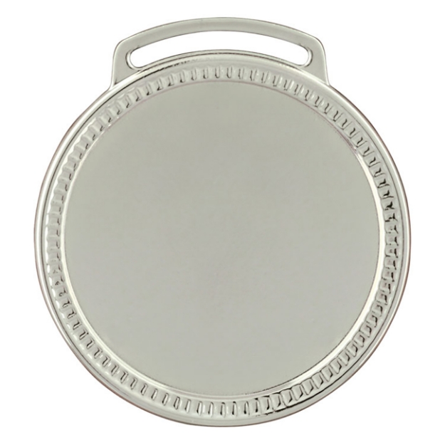 Imagem de MEDALHA PERSONALIZÁVEL METALIZADA NA COR PRATA - 60003-AZ-P